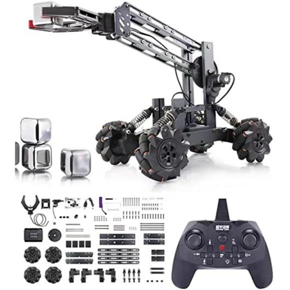 Smart Robot Arm Kit,2-in 1 Science Kits with 4-DOF Robotic Car for Kids Ages 8+ - Picture 1 of 6